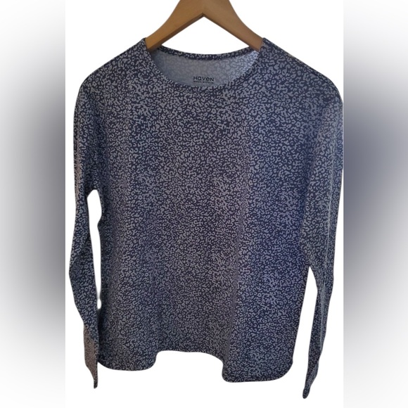 Talbots Haven Well Within ORGANIC COTTON JERSEY ANIMAL PRINT PAJAMA TOP XS - Picture 6 of 7